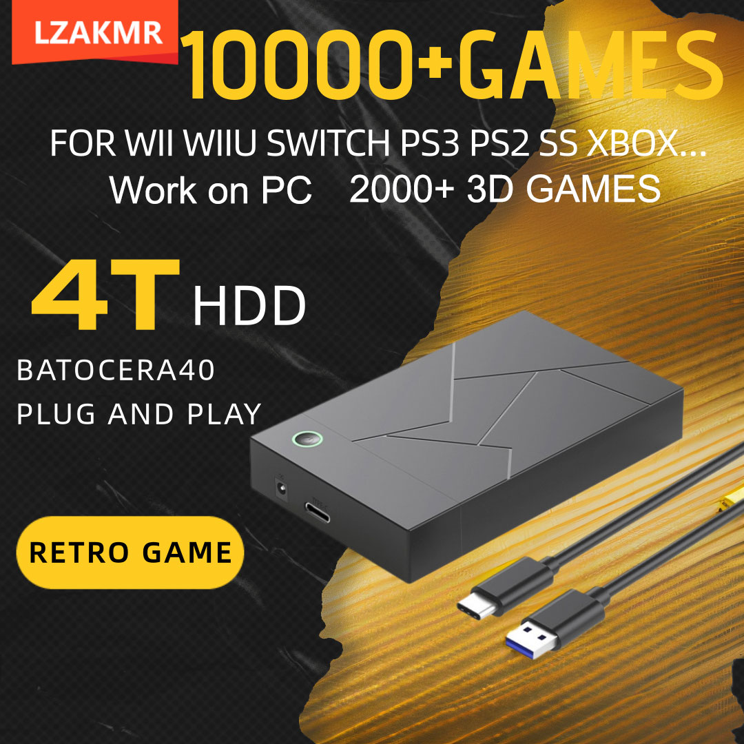 Retro Gaming Ps3 - เกมเรโทร GameForge 4TB Batocera 40 ระบบ