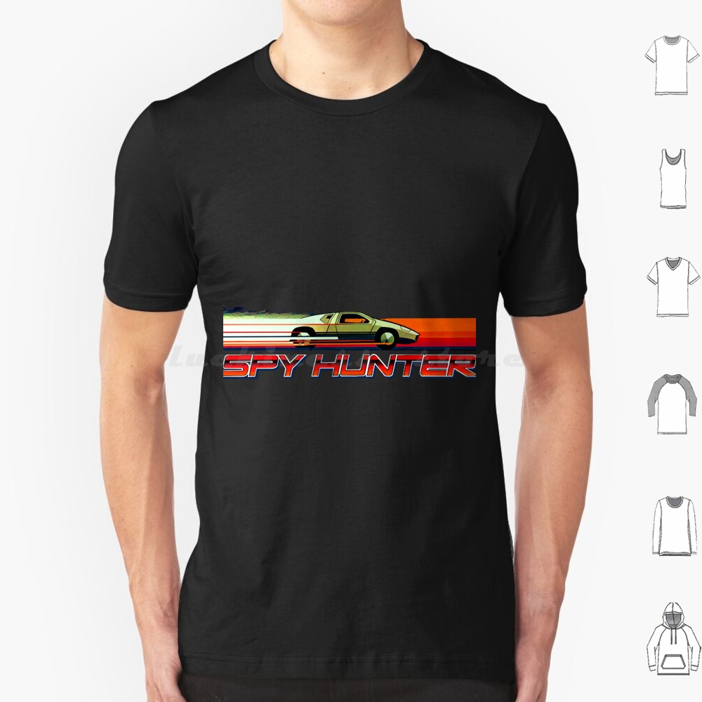 Retro Gaming Video - เสื้อยืดเกม Mod.5 Arcade Hunter ไซส์ใหญ่ ผ้าฝ้าย