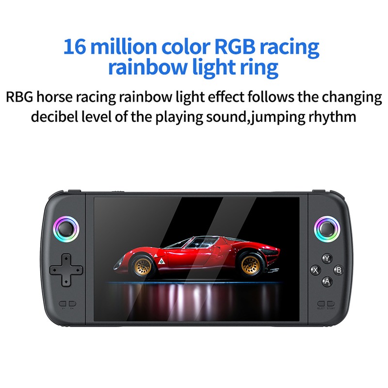 Retro Gaming Handheld Console - เครื่องเล่นเกมพกพา M27 รุ่นเรโทร หน้าจอใหญ่ 7.0 นิ้ว