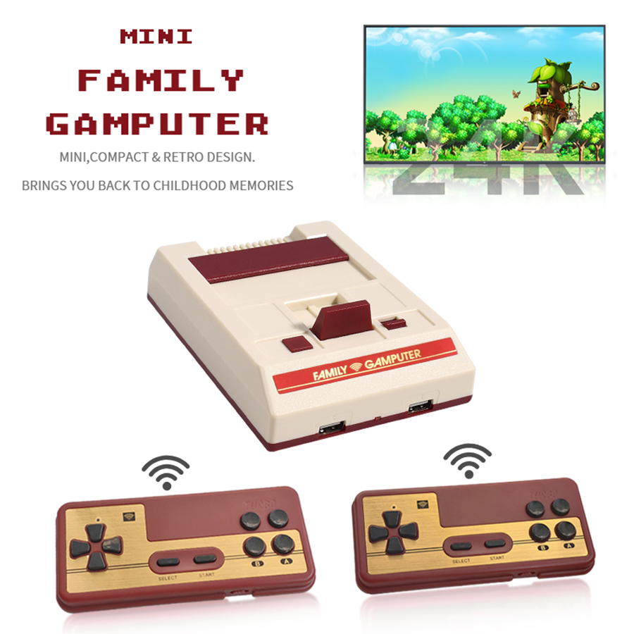 Retro Gaming Handheld Console - ใหม่เกม4K HD Stick MINI TV คอนโซลเกมมือถือไร้สายปลั๊กแอนด์เพลย์ย้อนยุคคลาสสิกของขวัญเกมแพด