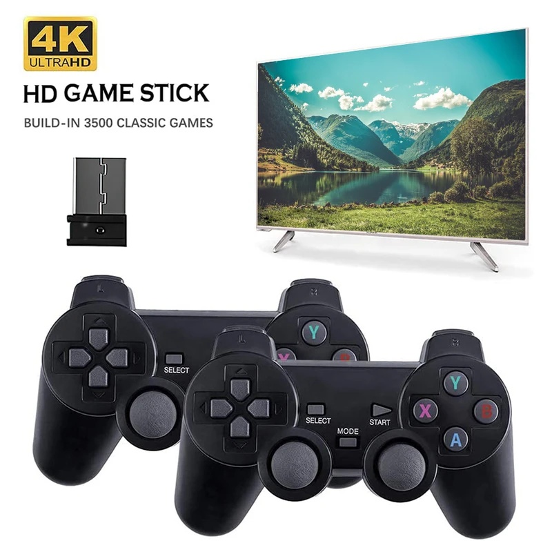 Retro Gaming Tv Box - คอนโทรลเลอร์เกมไร้สาย 2.4G แบบไม่ดีเลย์ เสียบแล้วเล่นได้ทันที สำหรับ M8