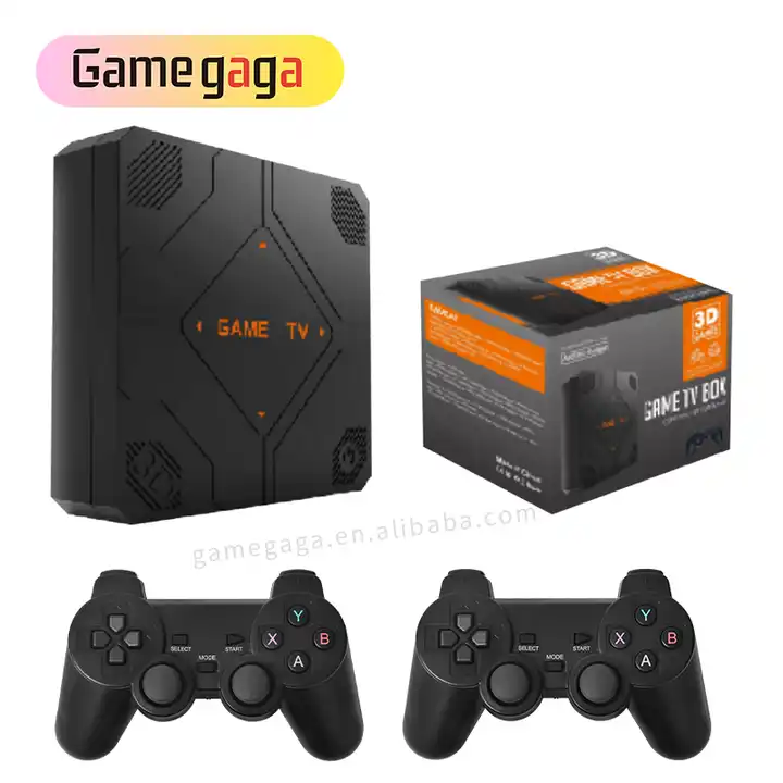 Retro Gaming Tv Box - G12 Proกล่องเกมคอนโซลวิดีโอเกม64/128GB 30000 + เกม4KครอบครัวRetro Classic