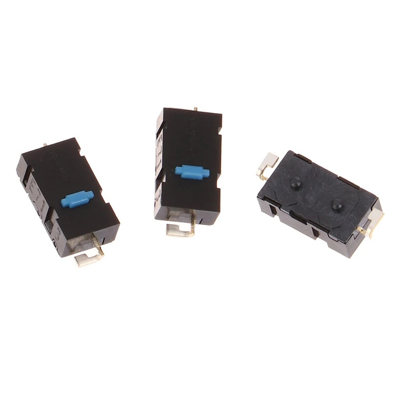 Logitech Mouse G502 - 2PCS แผ่นไมโครสวิตช์ปุ่ม SMD จุดสีฟ้า D2LS-21 2pin