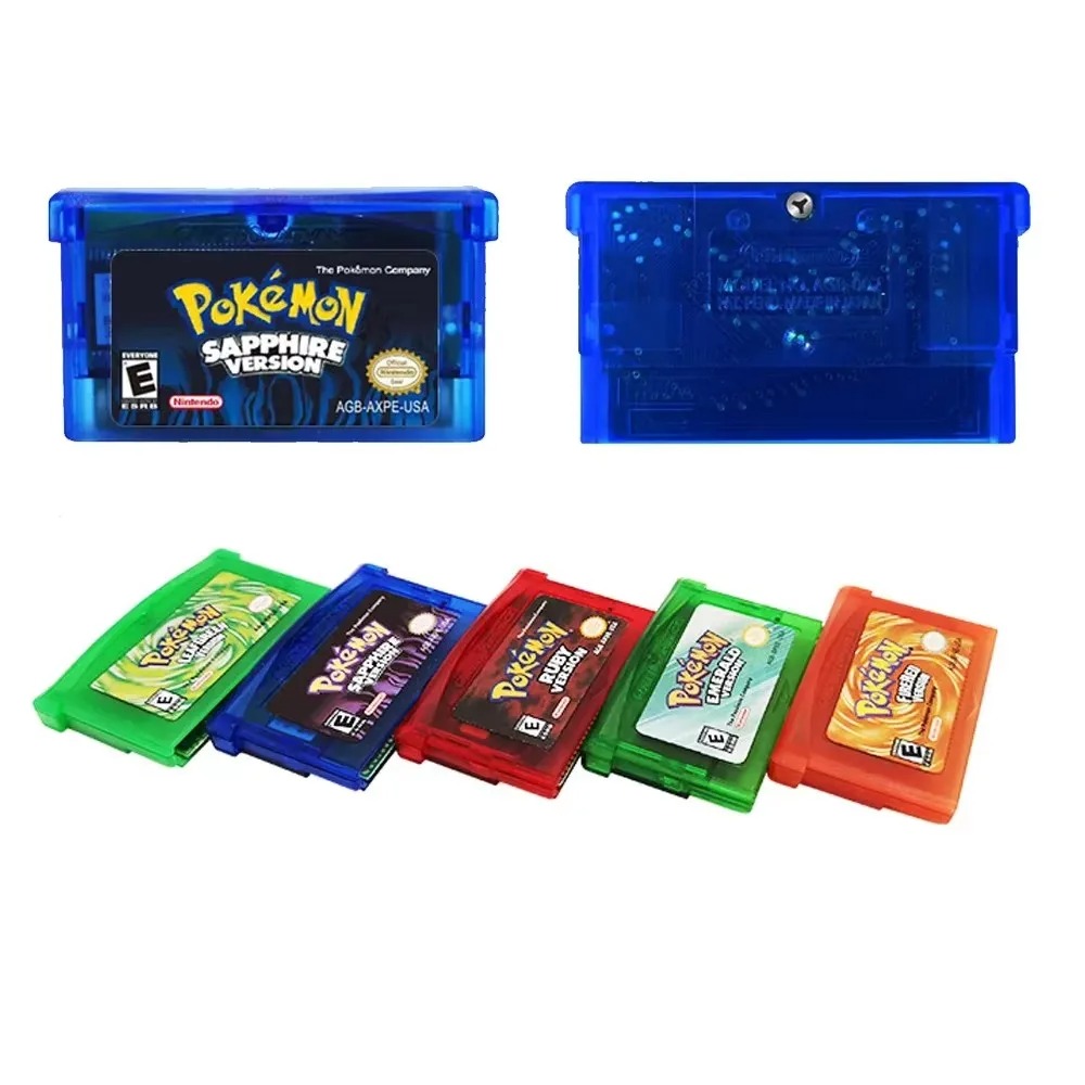 ชุดตลับเกมโปเกมอน GBA ระดับพรี - Retro Gaming Pokemon บทวิจารณ์และราคา