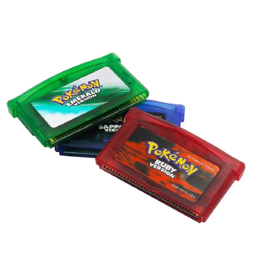 ชุดตลับเกมโปเกมอน GBA ระดับพรี - Retro Gaming Pokemon บทวิจารณ์และราคา