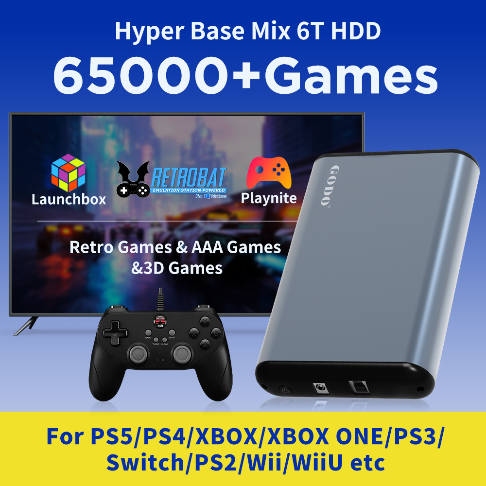 JMachen 6TB แบบพกพา HDD ระบบ 3 - Retro Gaming Ps3 บทวิจารณ์และราคา