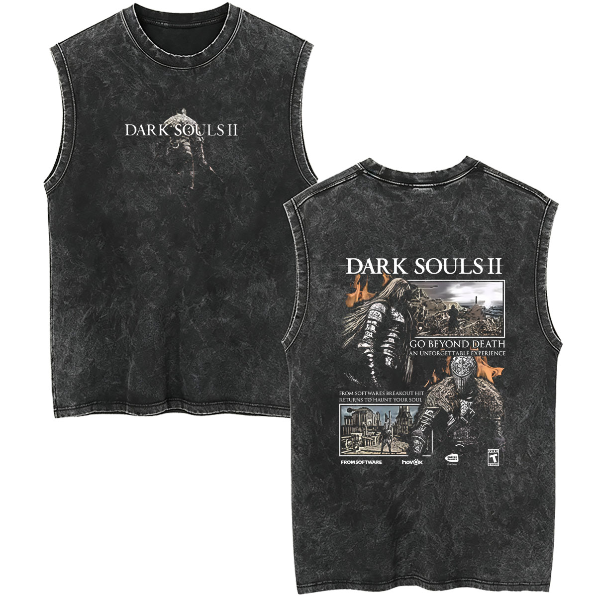 เสื้อกล้ามวินเทจลายเกม Dark So - Retro Gaming T Shirt บทวิจารณ์และราคา