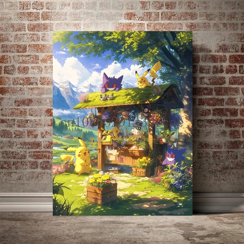 โปสเตอร์การ์ตูนโปเกมอนย้อนยุค  - Retro Gaming Pokemon บทวิจารณ์และราคา