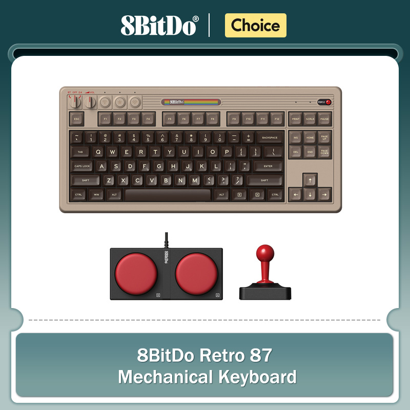 8BitDo Retro Mechanical Keyboa - Retro Gaming Us บทวิจารณ์และราคา