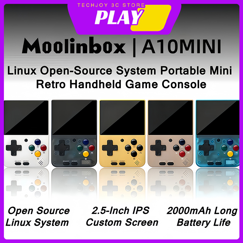 Moolinbox A10Mini 2.8 นิ้ว คอน - Retro Gaming Handheld Console บทวิจารณ์และราคา
