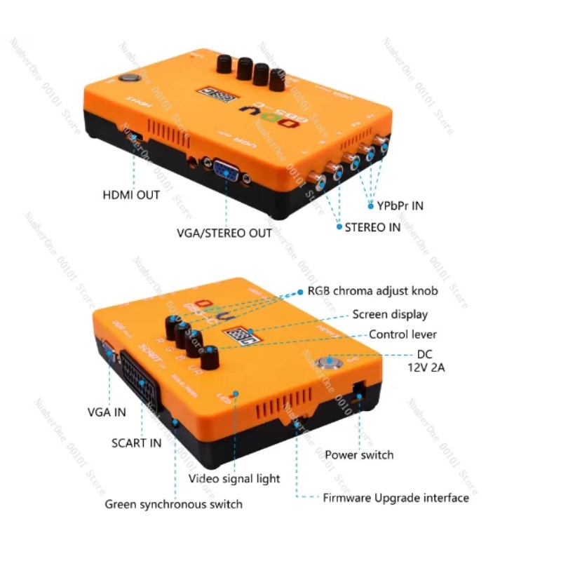 ODV GBS-C AIO RGBS YPbPr RGBHV - Retro Gaming Video บทวิจารณ์และราคา