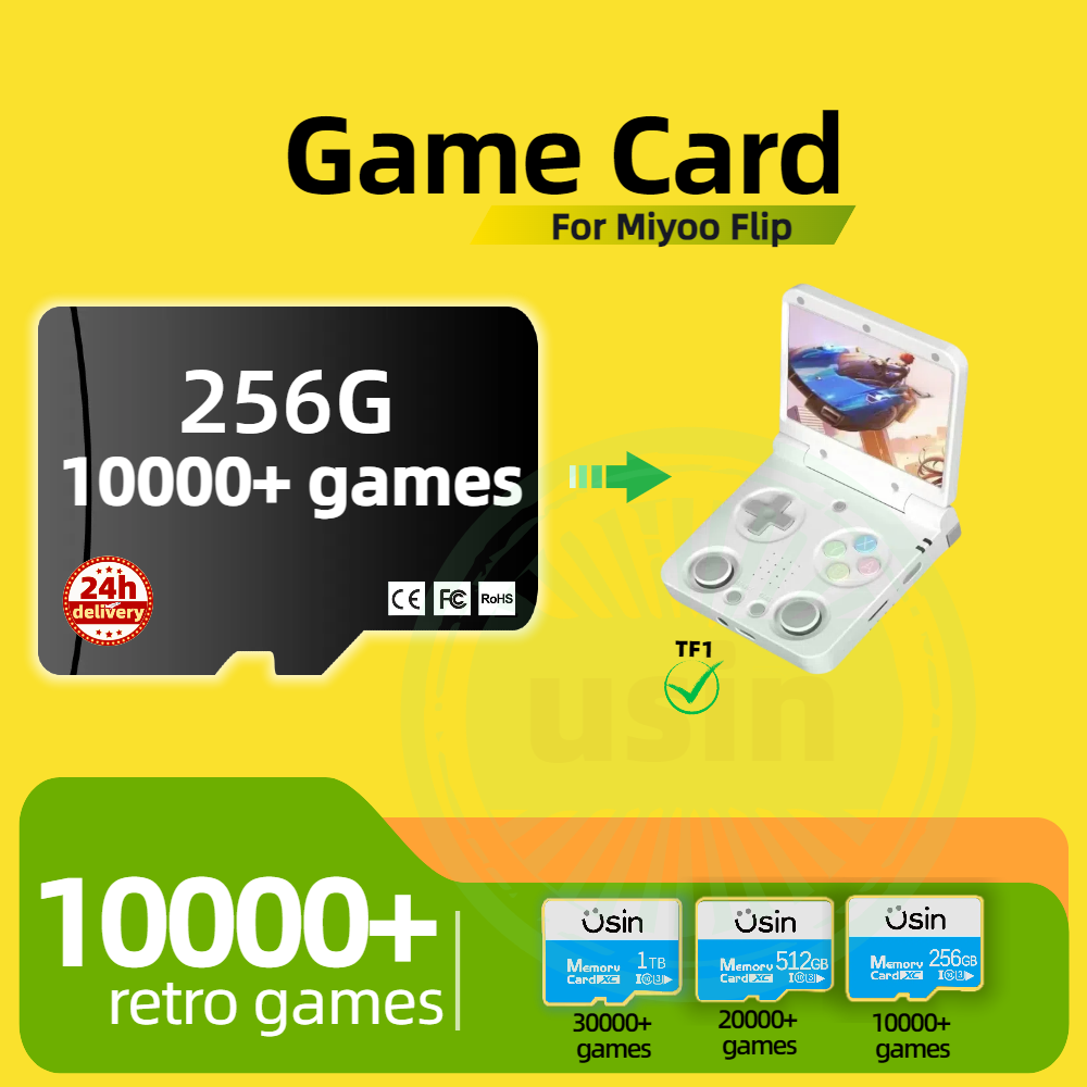 การ์ดเกมสําหรับ Miyoo Flip 300 - Retro Gaming Handheld Console บทวิจารณ์และราคา