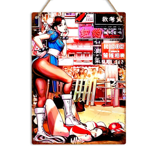 ป้ายโลหะติดผนังเกมเรโทร Chun L - Retro Gaming Us บทวิจารณ์และราคา