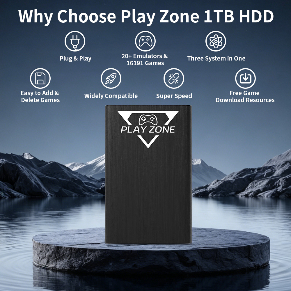 ฮาร์ดดิสก์พกพา Play Zone 1TB ส - Retro Gaming Ps3 บทวิจารณ์และราคา