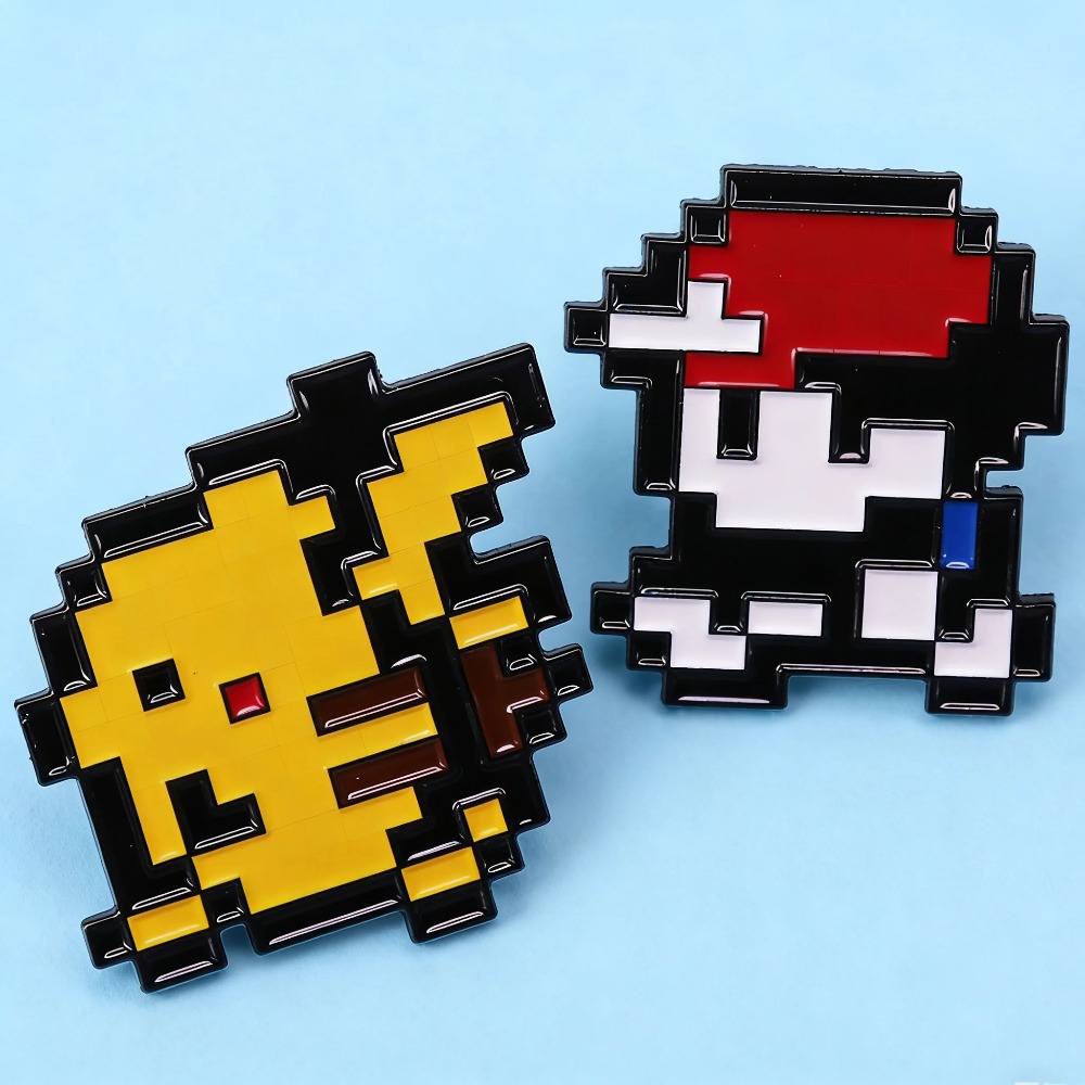 เข็มกลัดเคลือบลายโปเกมอน 8 บิต - Retro Gaming Pokemon บทวิจารณ์และราคา
