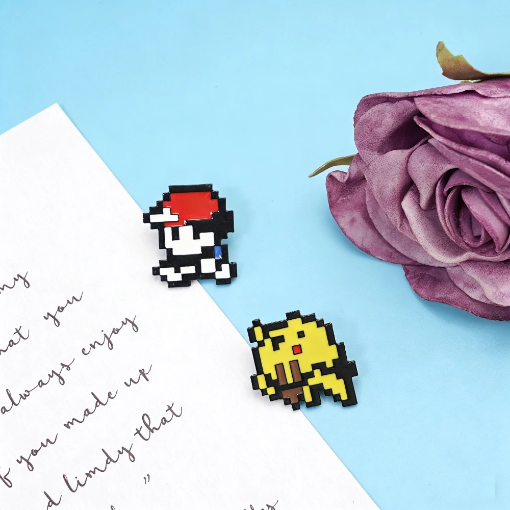 เข็มกลัดเคลือบลายโปเกมอน 8 บิต - Retro Gaming Pokemon บทวิจารณ์และราคา