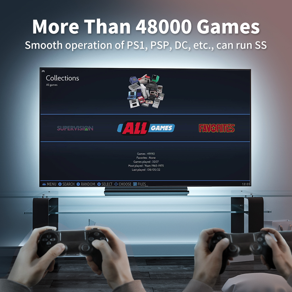 เครื่องเล่นวิดีโอเกมย้อนยุค 4K - Retro Gaming Tv Box บทวิจารณ์และราคา