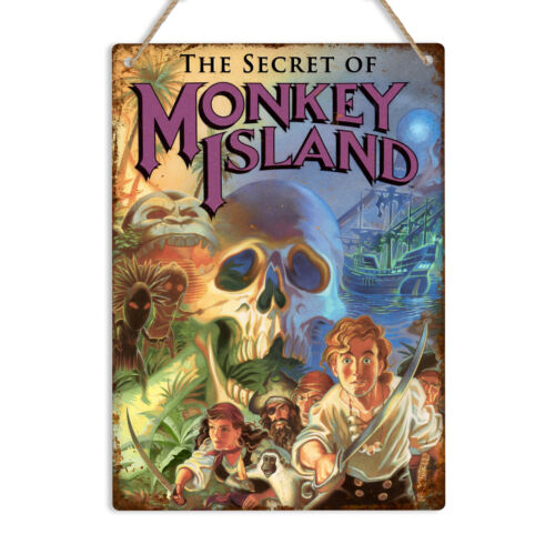 MONKEY ISLAND Amiga ป้ายโลหะติ - Retro Gaming Us บทวิจารณ์และราคา