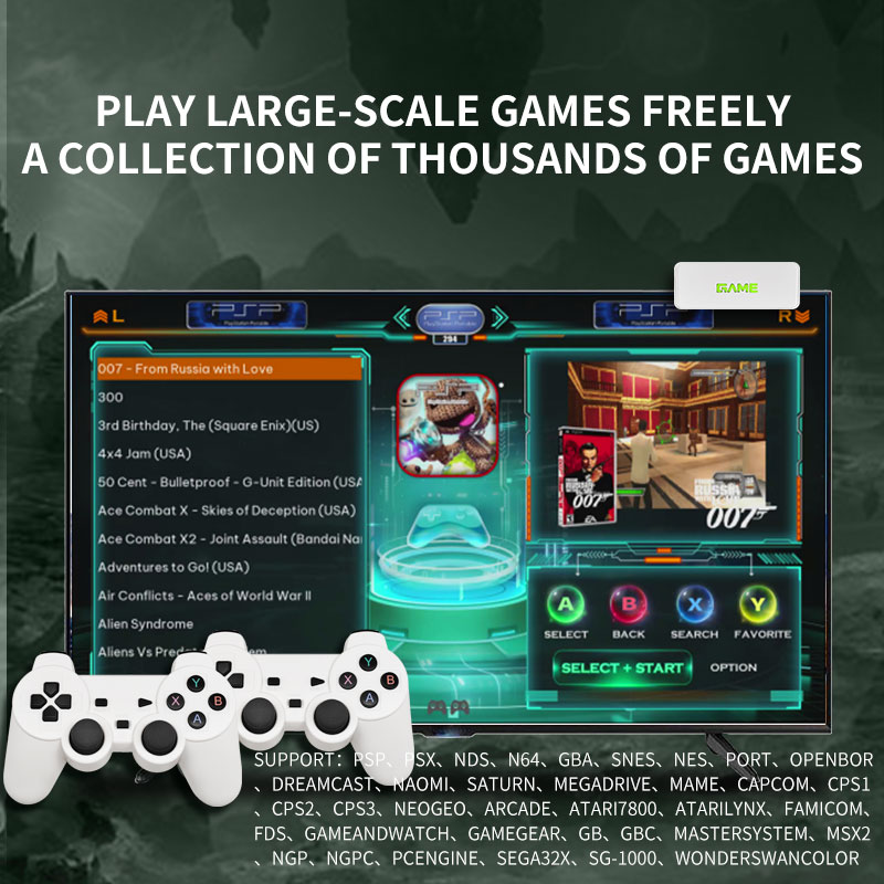 เครื่องเล่นเกมคอนโซลทีวีบ็อกซ์ - Retro Gaming Tv Box บทวิจารณ์และราคา