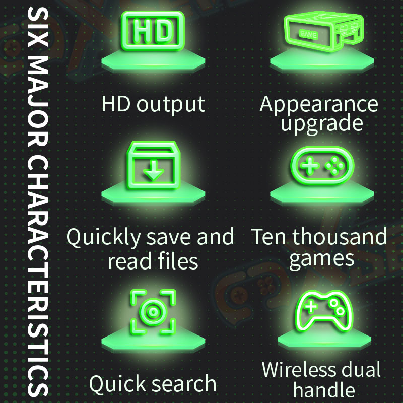 เครื่องเล่นเกมคอนโซลทีวีบ็อกซ์ - Retro Gaming Tv Box บทวิจารณ์และราคา