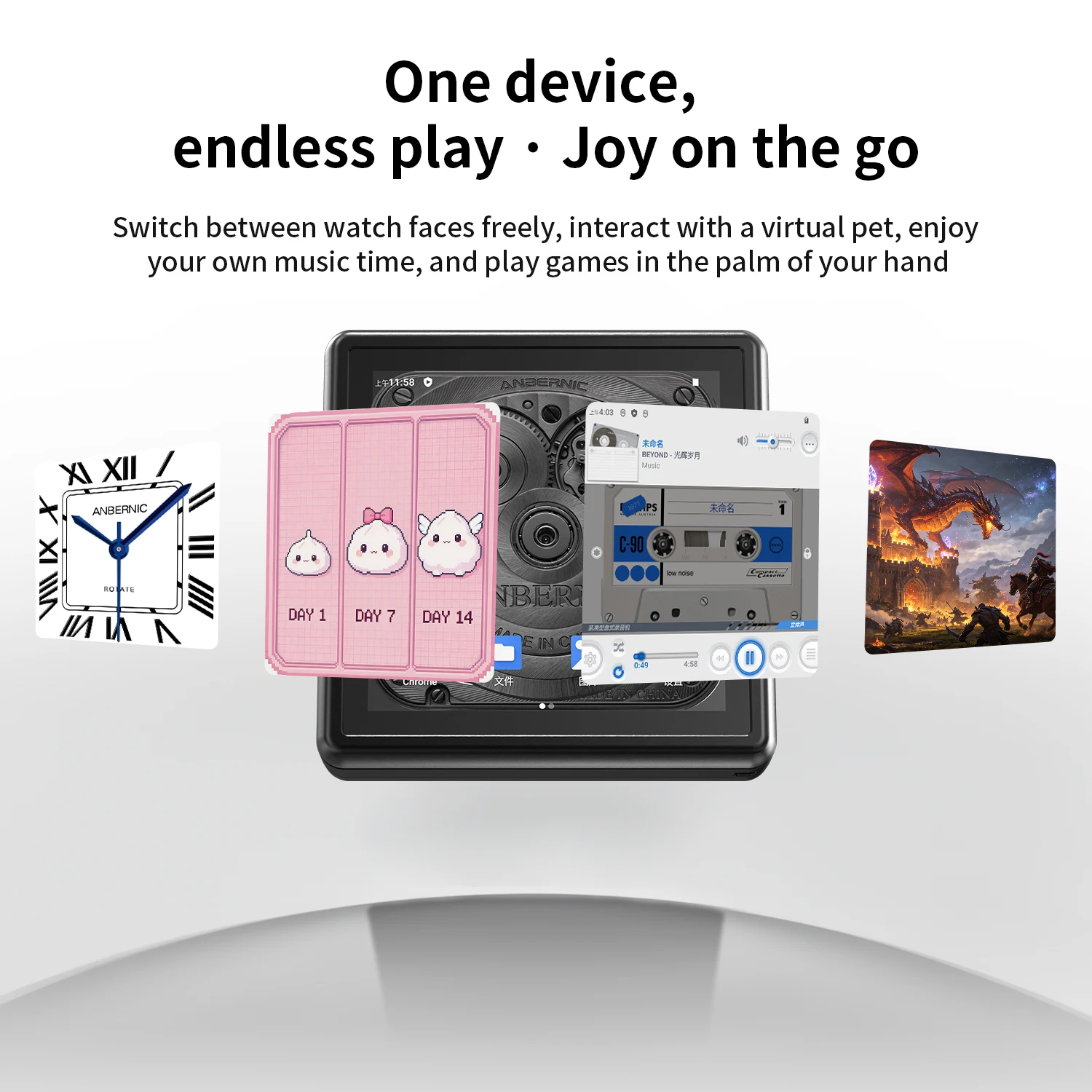เครื่องเล่นเกมพกพา ANBERNIC RG - Retro Gaming Android บทวิจารณ์และราคา