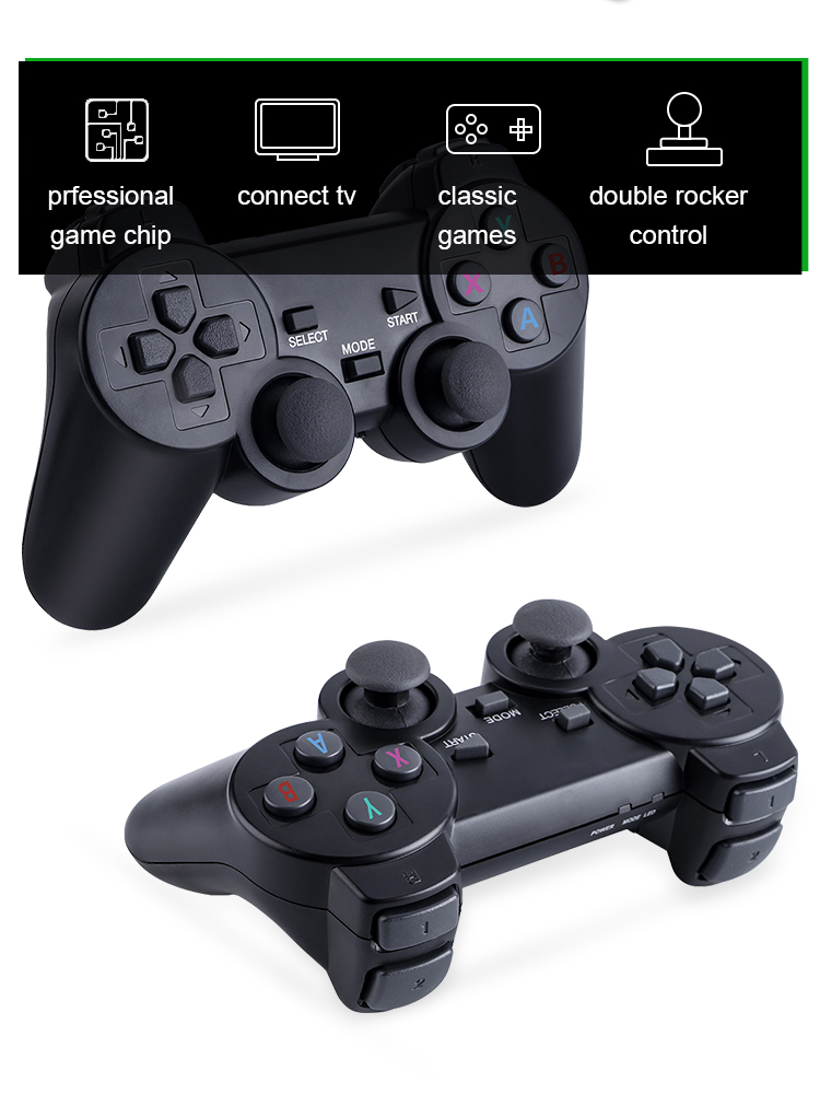 เครื่องเล่นเกมไร้สายแบบคลาสสิค - Retro Gaming Tv Box บทวิจารณ์และราคา