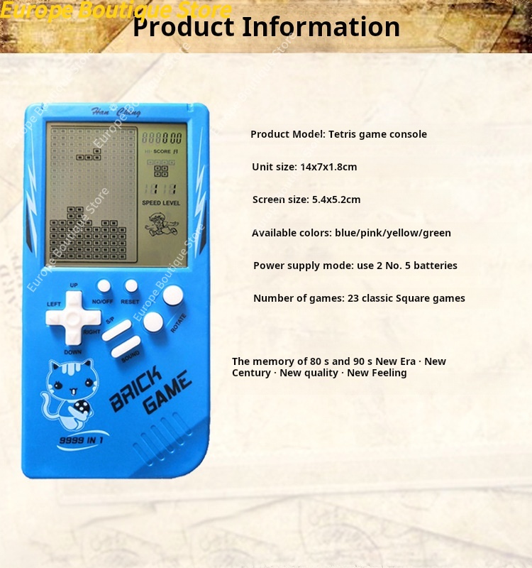 เครื่องเล่นเกมพกพาสำหรับเด็ก ห - Retro Gaming Handheld Console บทวิจารณ์และราคา